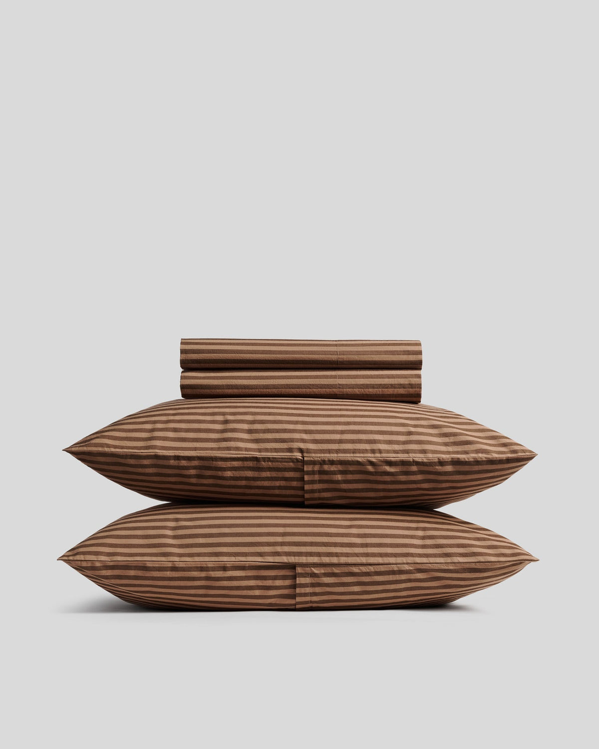 Percale Sheet Set - Adobe Stripe TW/XL