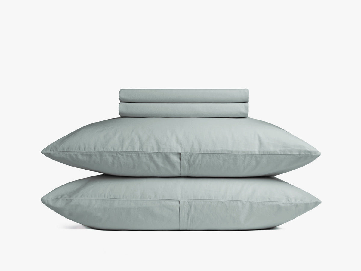 Percale Bed Set - FINAL SALE (Spa)
