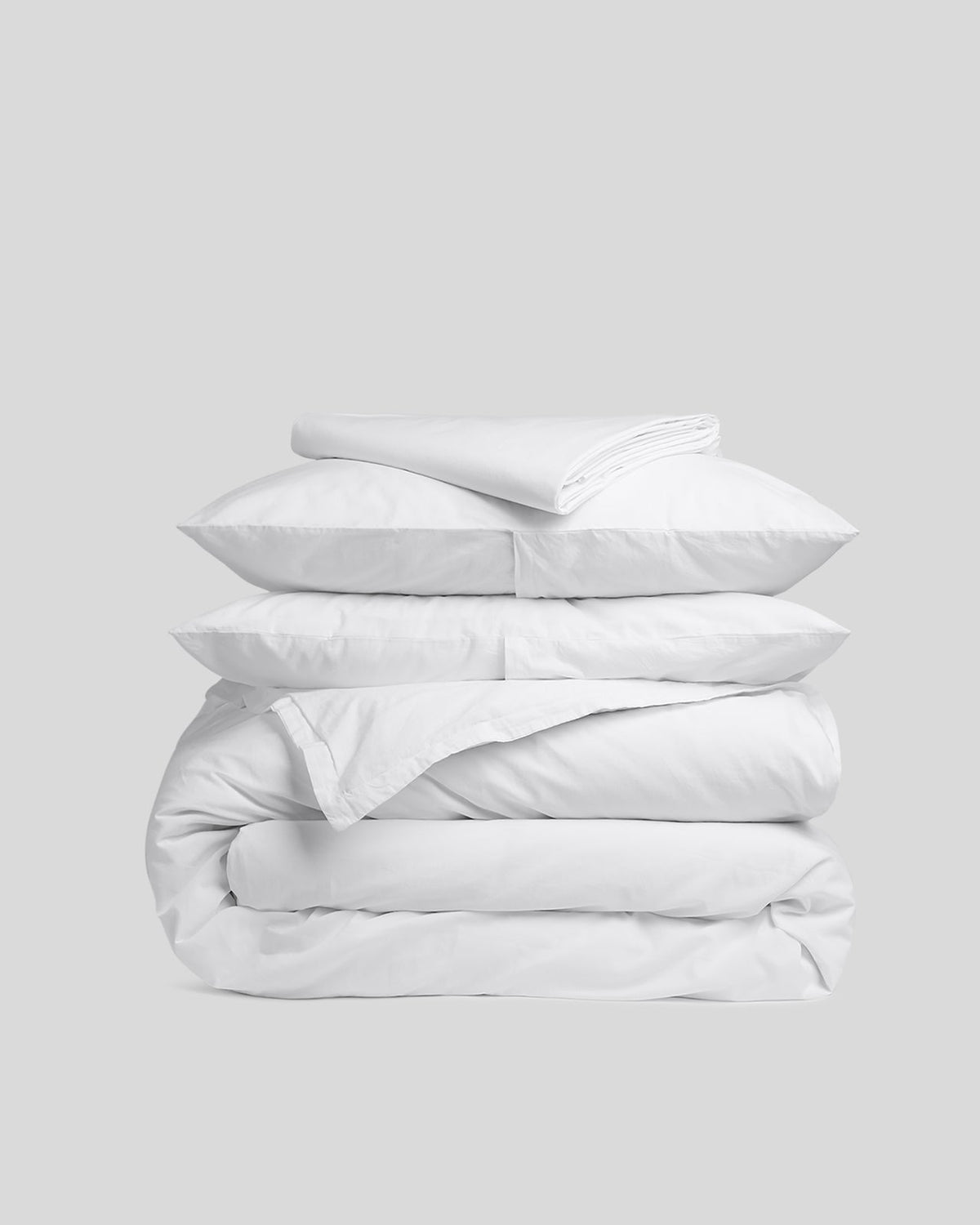 Percale Venice Set - White F/Q