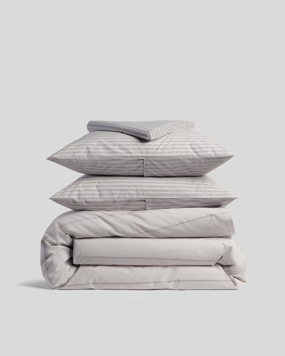 Percale Venice Set - Pebble Stripe TW/XL