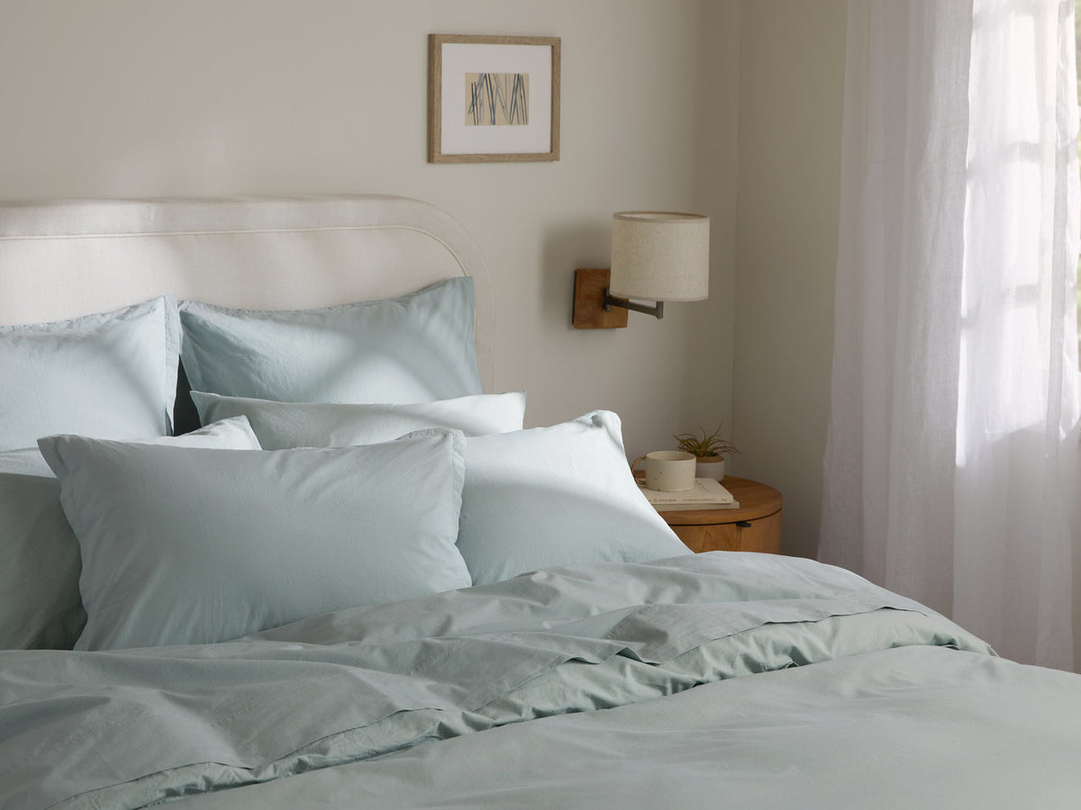 Percale Bed Set - FINAL SALE (Spa)