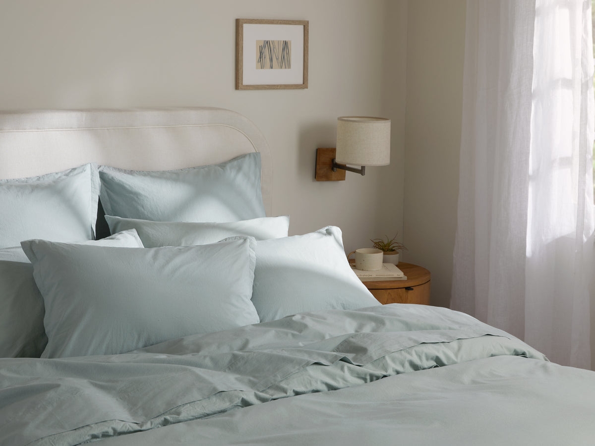 Percale Pillowcase Set - FINAL SALE (Spa)