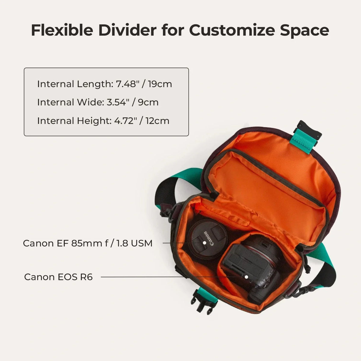 (FREE GIFT) Paz 4L Camera Sling