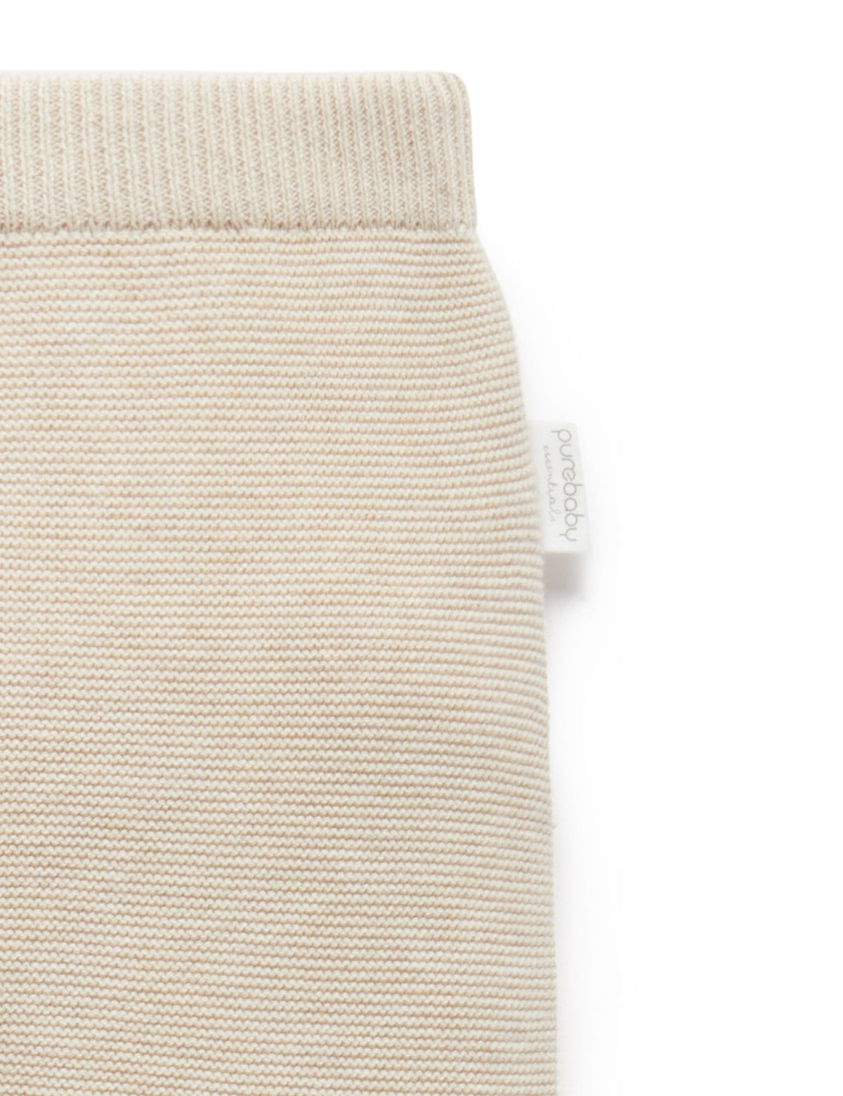 Purebaby Textured Leggings - Wheat Melange, NB