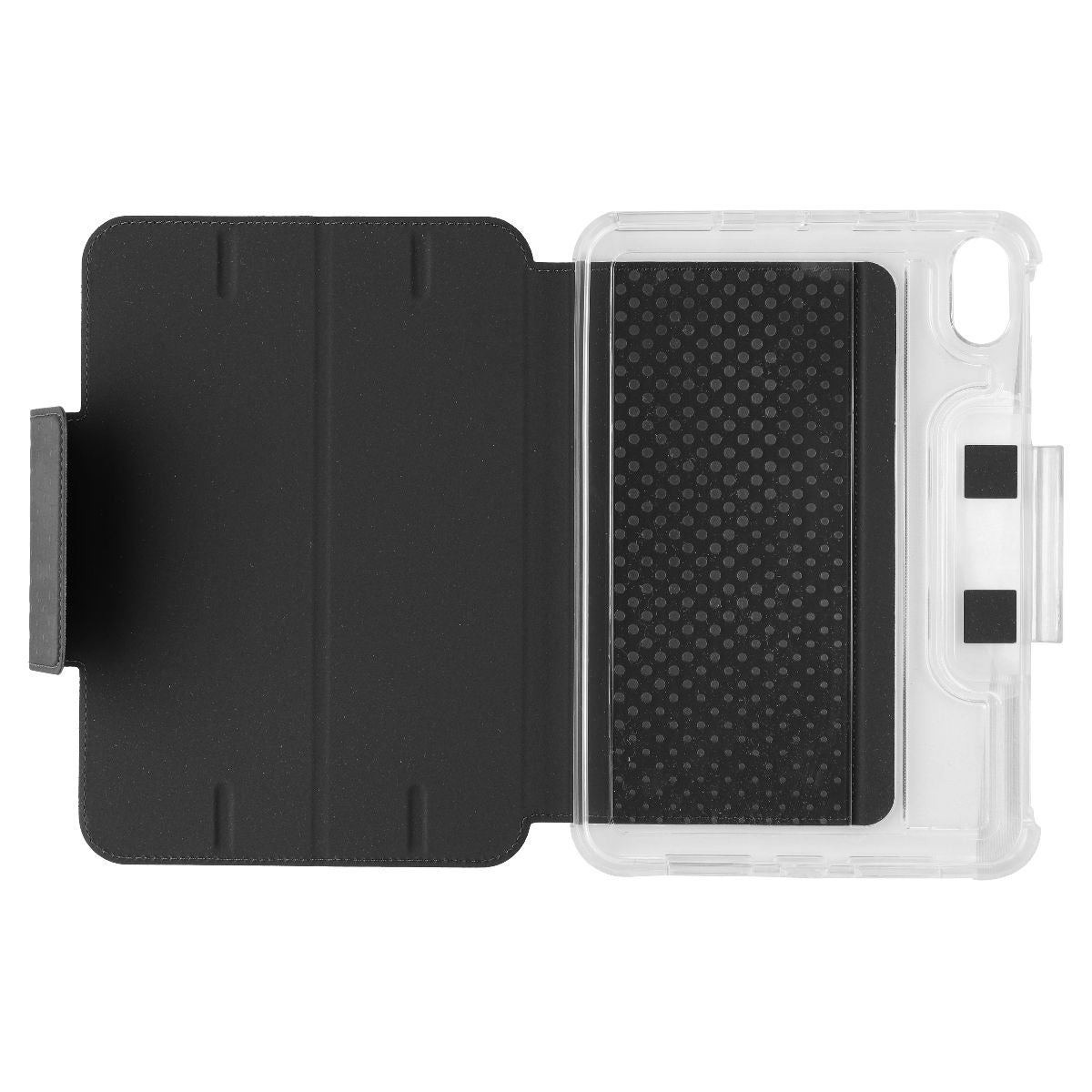 Urban Armor Gear Lucent Hard Folio for Apple iPad mini (6th Gen) - Clear/Black - New