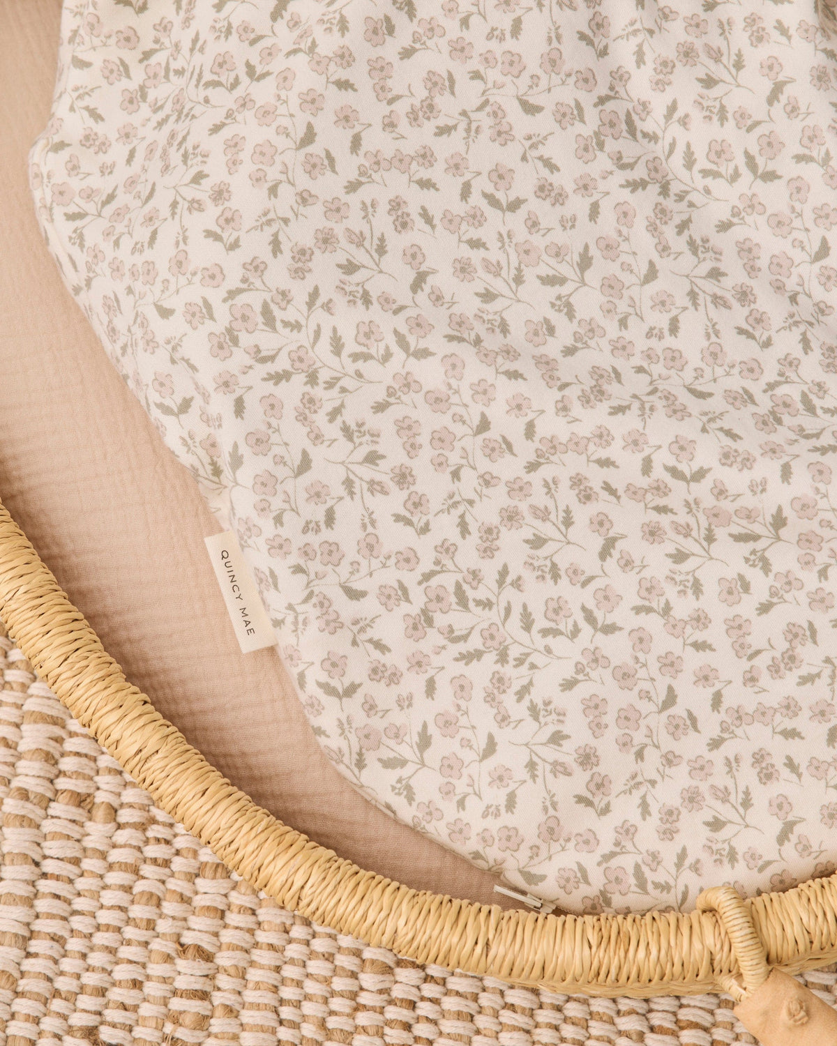 Quincy Mae Jersey Sleep Bag - Floret, 0-6M