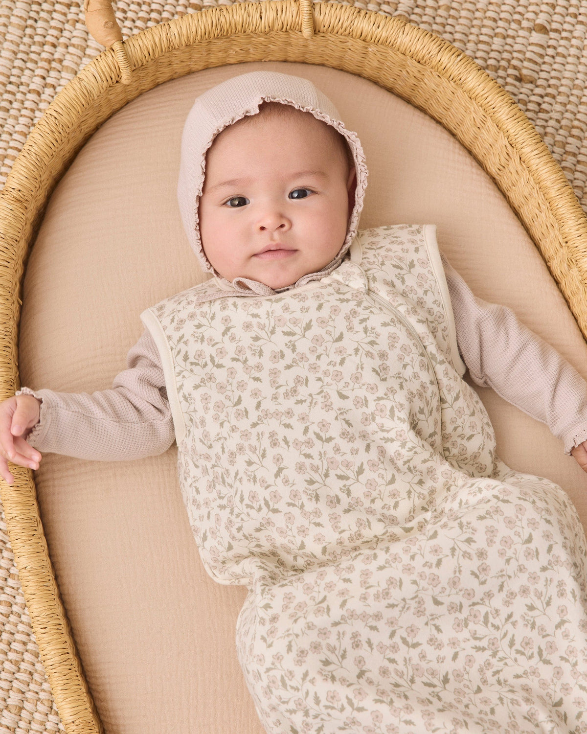 Quincy Mae Jersey Sleep Bag - Floret, 6-18M