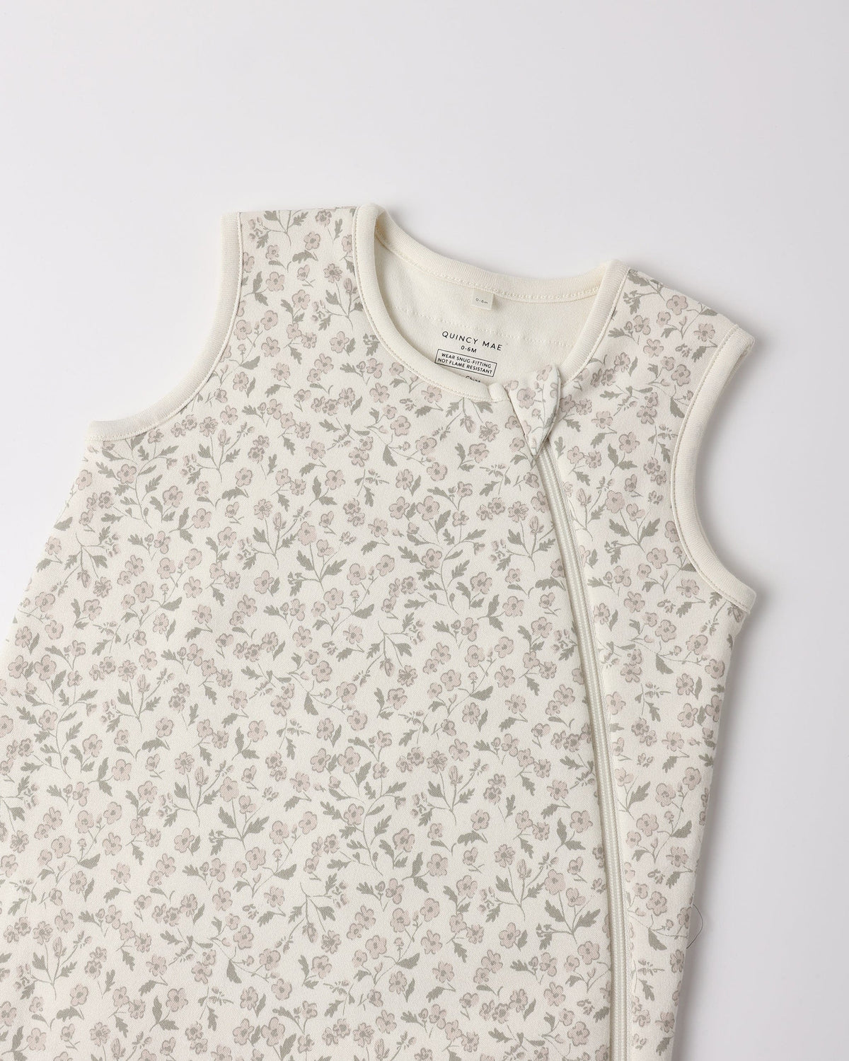 Quincy Mae Jersey Sleep Bag - Floret, 6-18M
