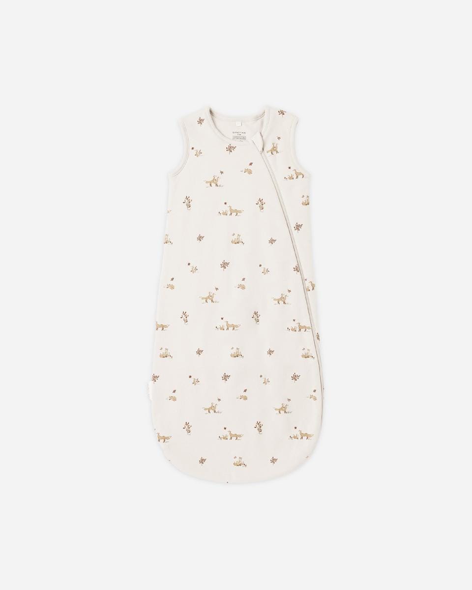 Quincy Mae Jersey Sleep Bag - Fox Land, 6-18M