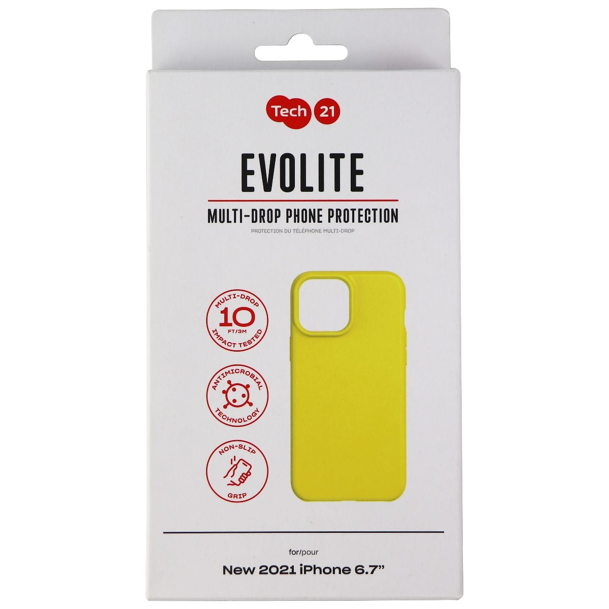 Tech21 Evo Lite Flexible Case for Apple iPhone 13 Pro Max - Sunflower Yellow - New