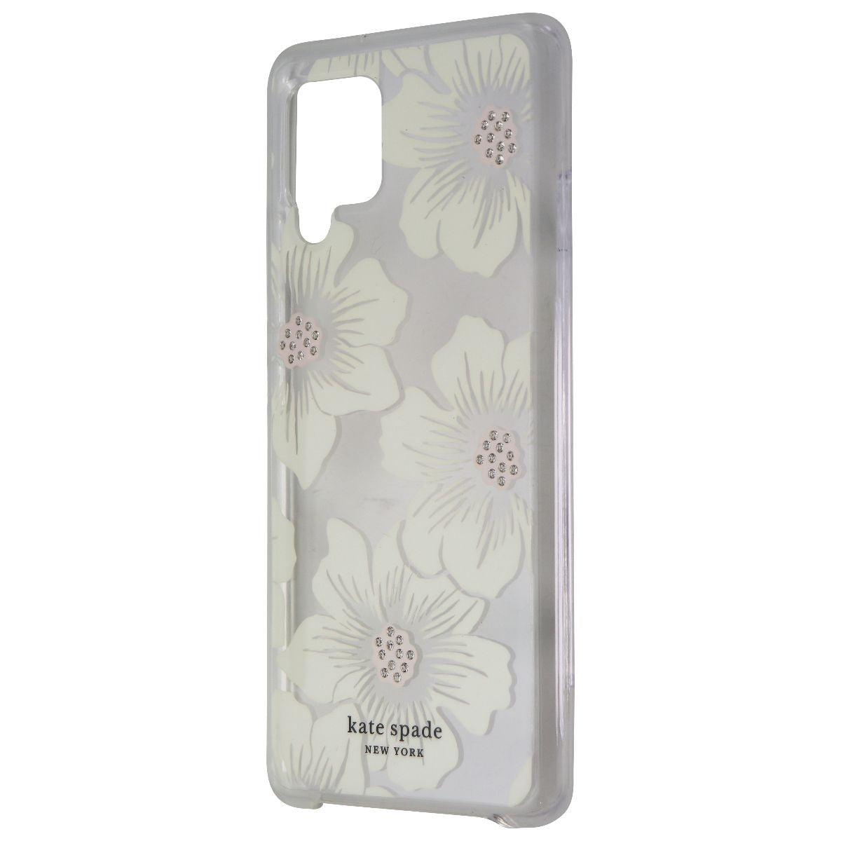 Kate Spade Hardshell Case for Samsung Galaxy A42 5G - Hollyhock Floral Clear - New