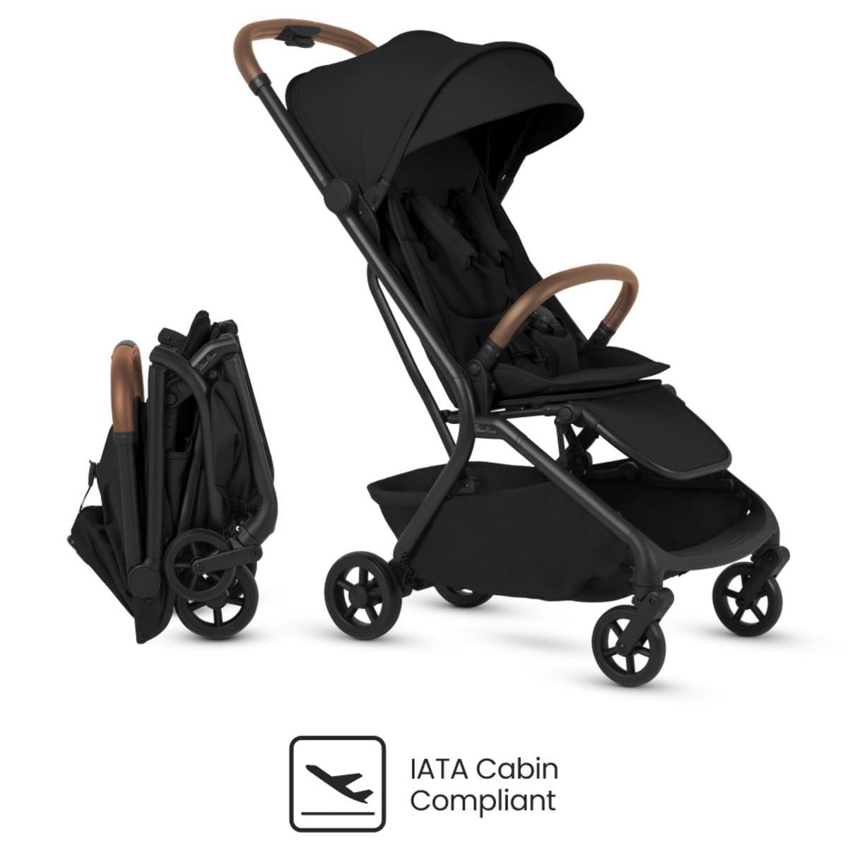 Silver Cross OPEN BOX Nia Compact Travel Stroller - Onyx