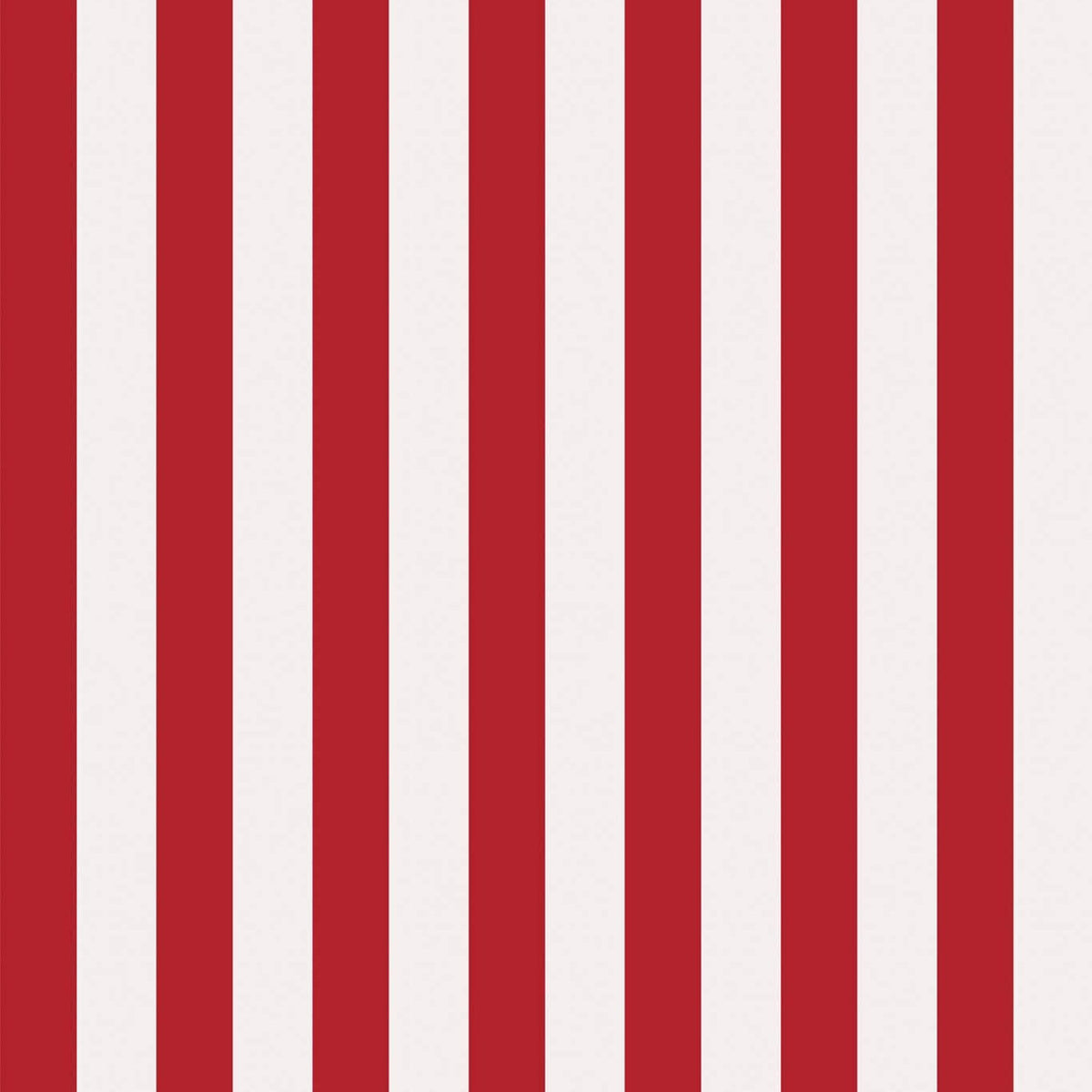 Classic Deckchair Red & White Striped Wallpaper