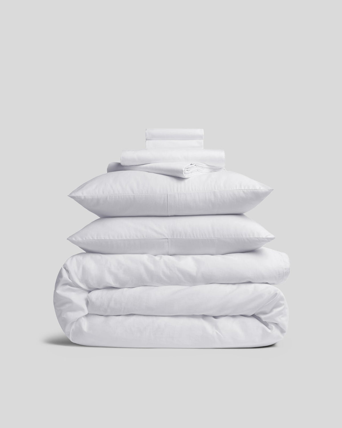 Sateen Bundle - White K/CK