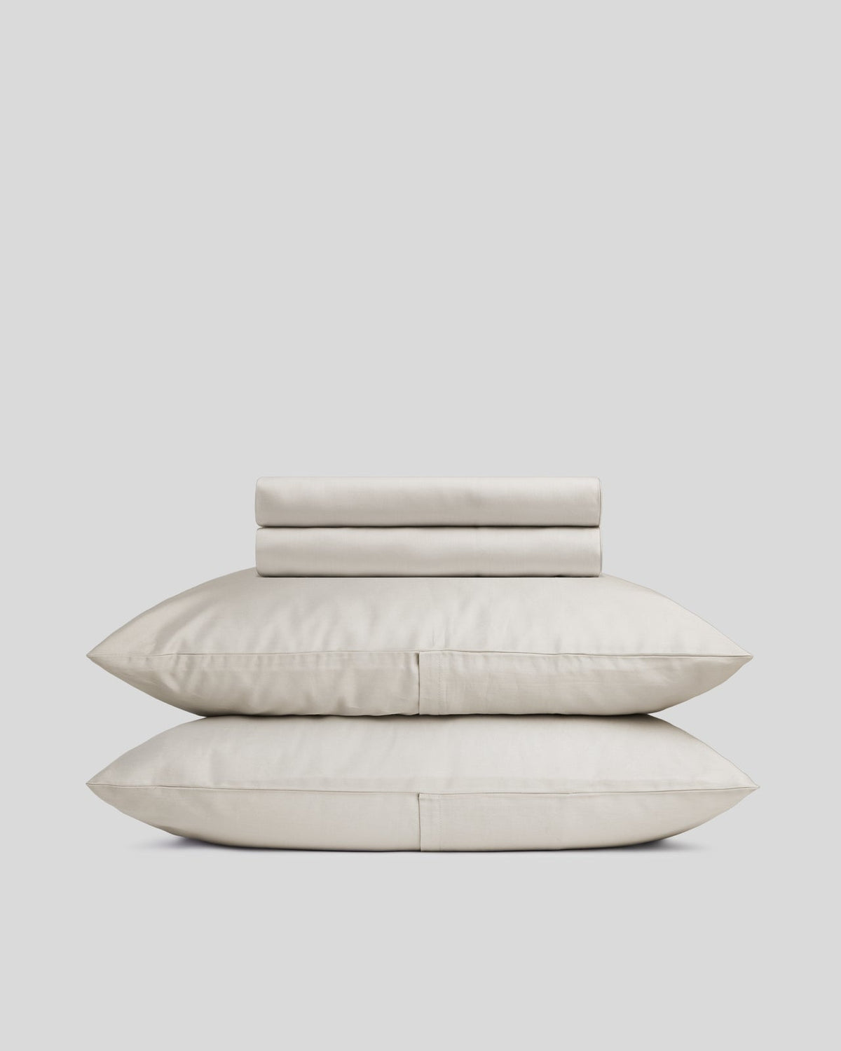 Sateen Sheet Set - Bone F/Q