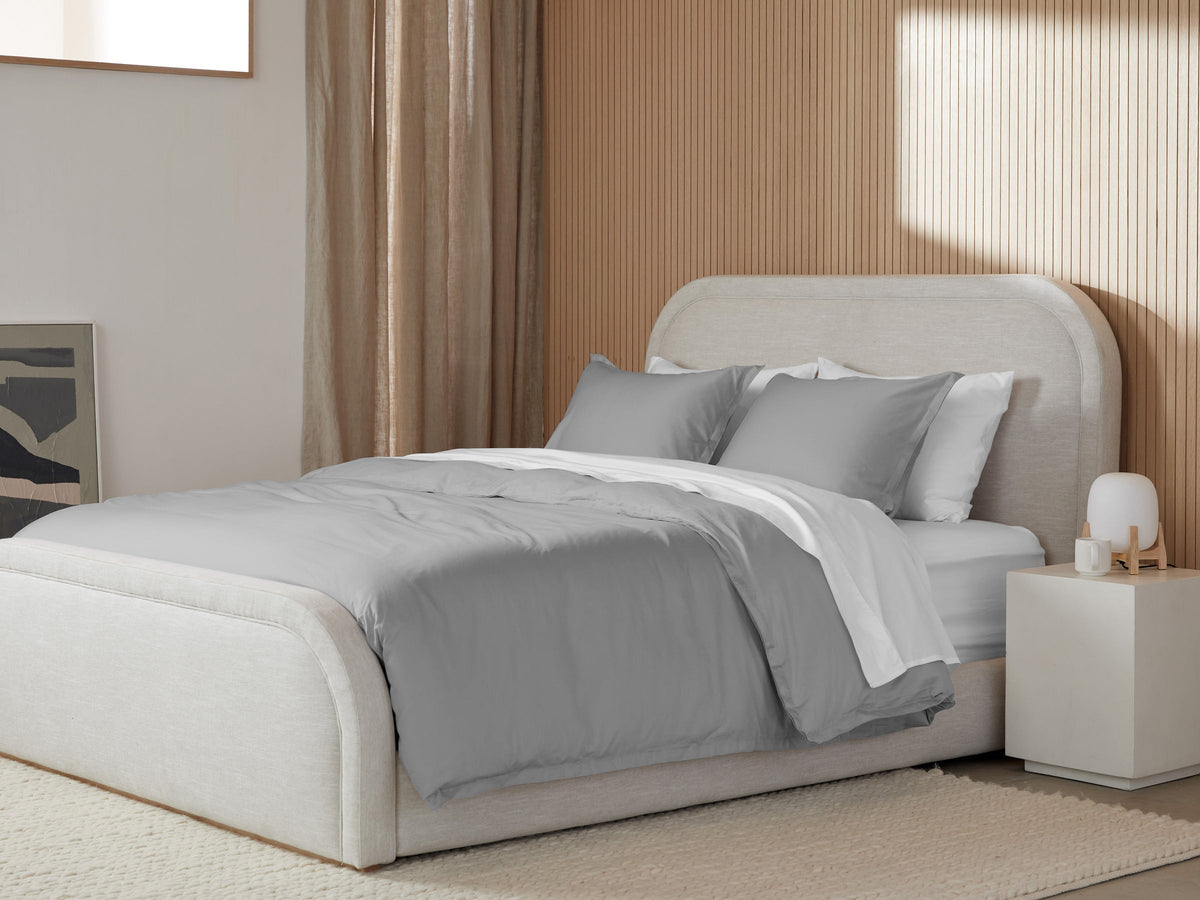 Sateen Sheet Set - White K/CK