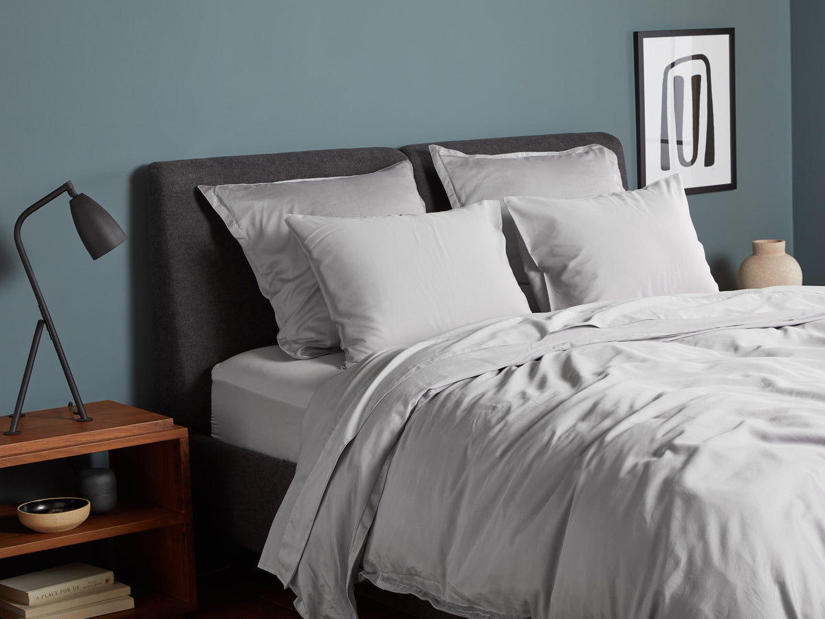 Sateen Venice Set - Light Grey F/Q