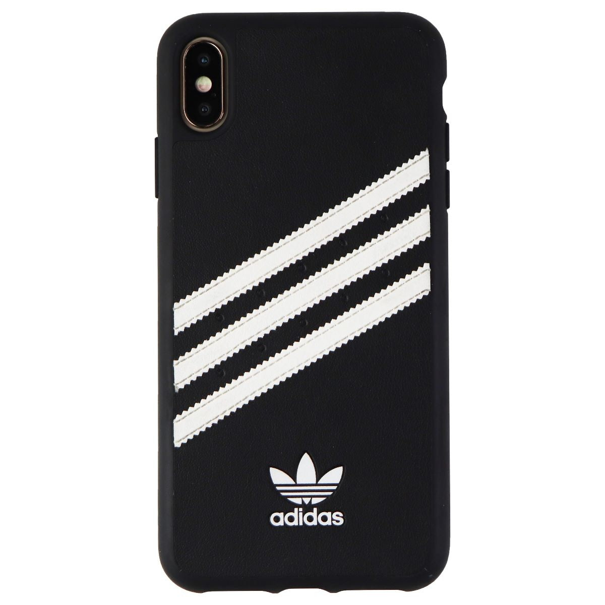 Adidas 3-Stripes Hybrid Case for Apple iPhone Xs Max - Black/White Stripes - New
