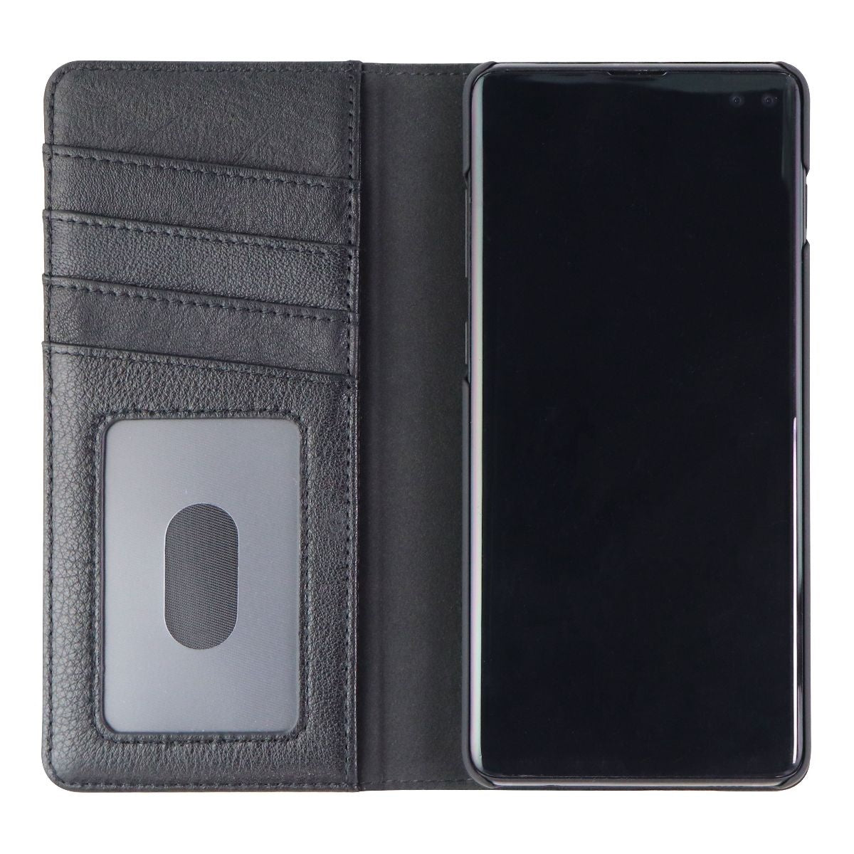 Case-Mate Wallet Folio Phone Case for Samsung Galaxy S10+ (Plus) - Black Leather - New