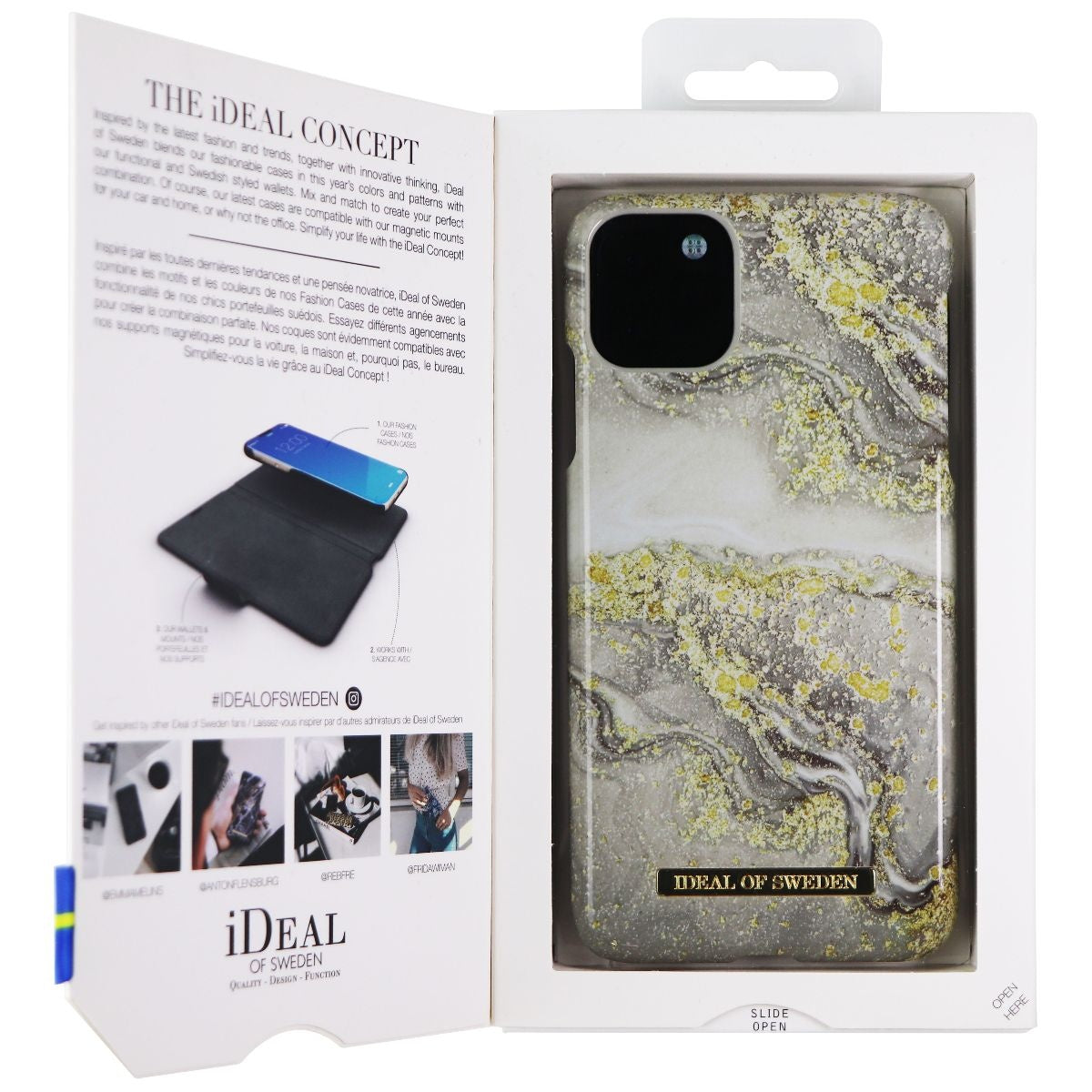 iDeal of Sweden Luxury Case for Apple iPhone 11 Pro Max - Sparkle Greige Marble - New