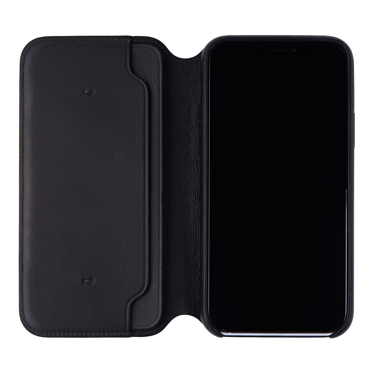 Apple Leather Folio Case for iPhone 11 Pro (5.8) Smartphone - Black (MX062ZM/A) - New