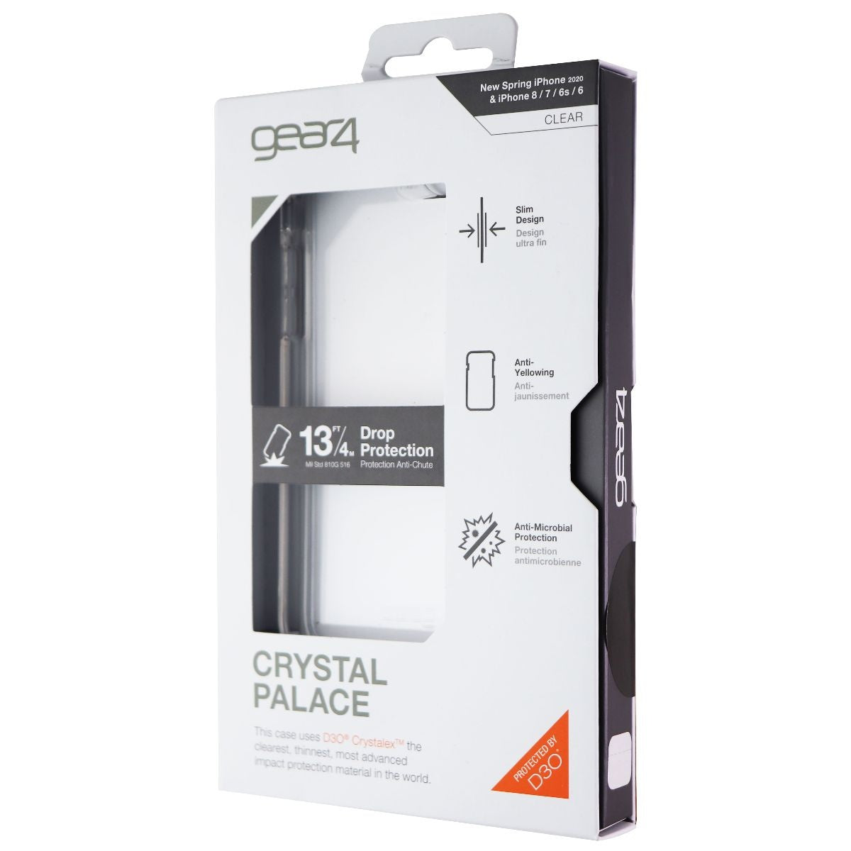 ZAGG Crystal Palace Series Case for Apple iPhone SE (2nd Gen) & 8/7 - Clear - New