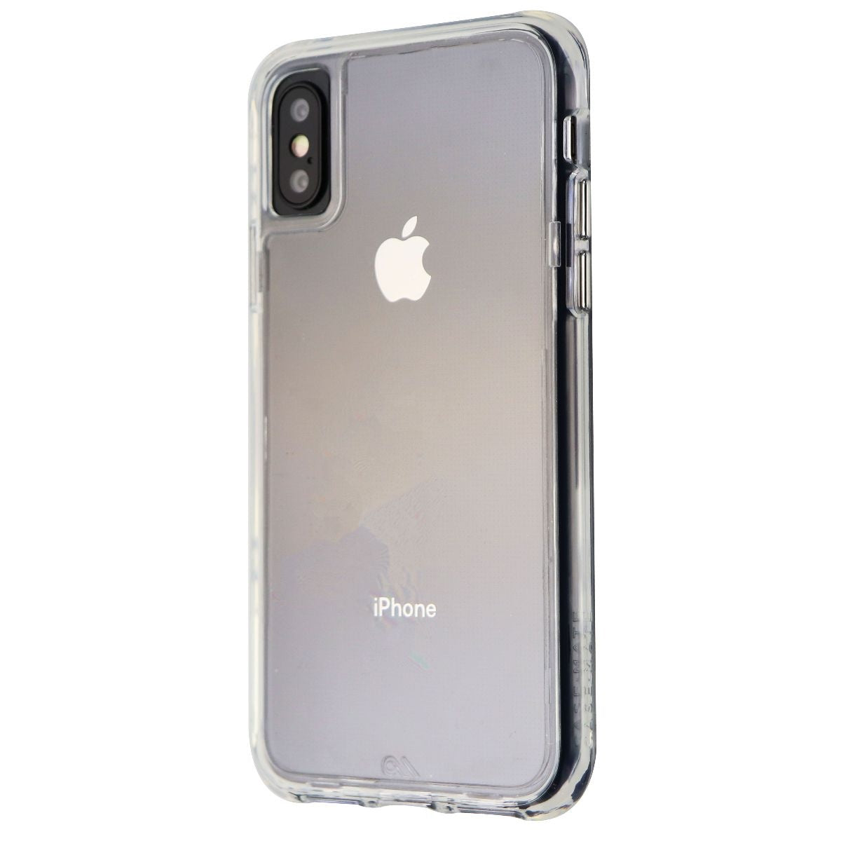 Case-Mate Tough Clear Case & Ring Grip Holder for iPhone Xs/X - Clear/Black Ring - New