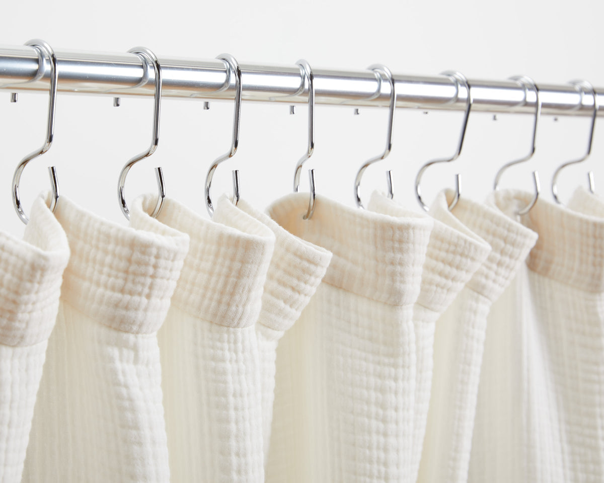 Shower Curtain Hooks (Chrome)