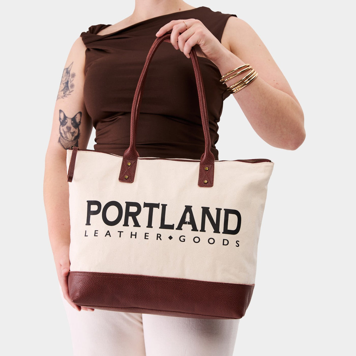 Signature Canvas Tote Bag