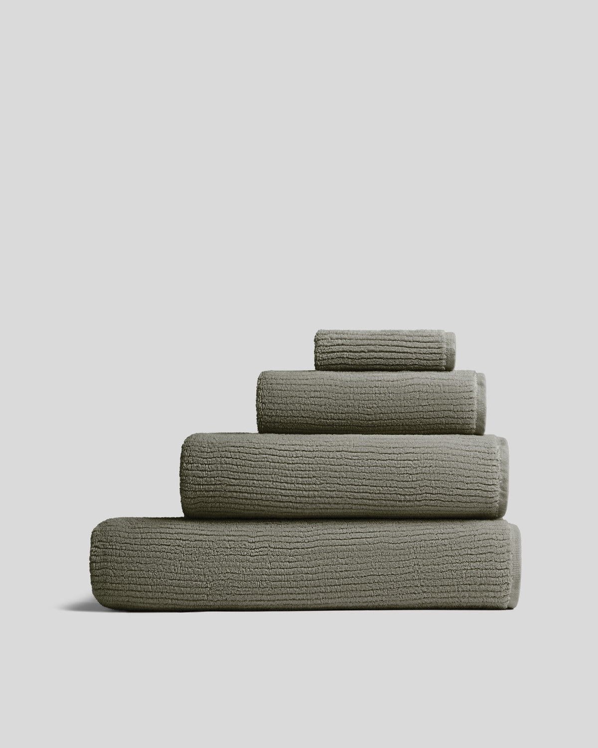 Soft Rib Towels (Moss)