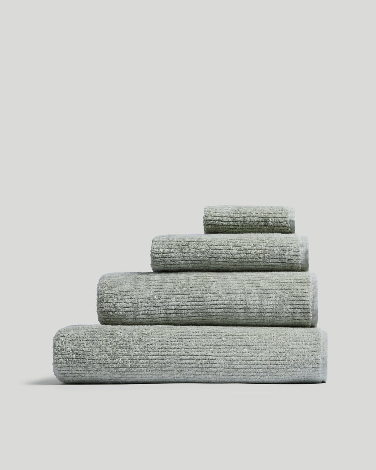 Soft Rib Towels (Sage)