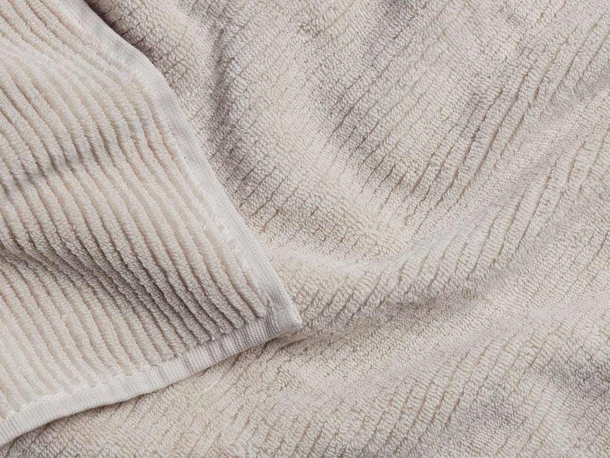 4+4 Soft Rib Bath Bundle - Bone