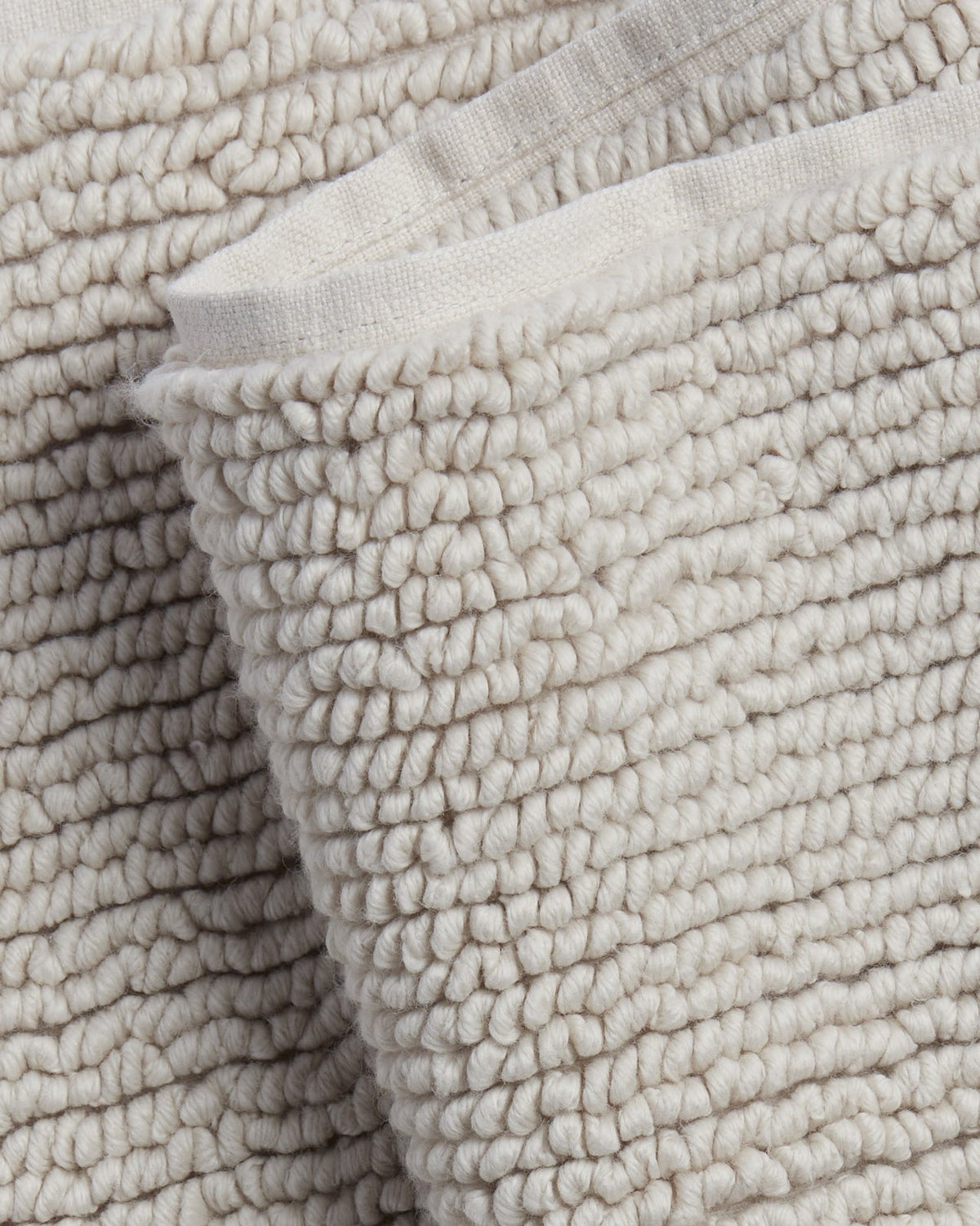 Soft Rib Tub Mat (Bone)