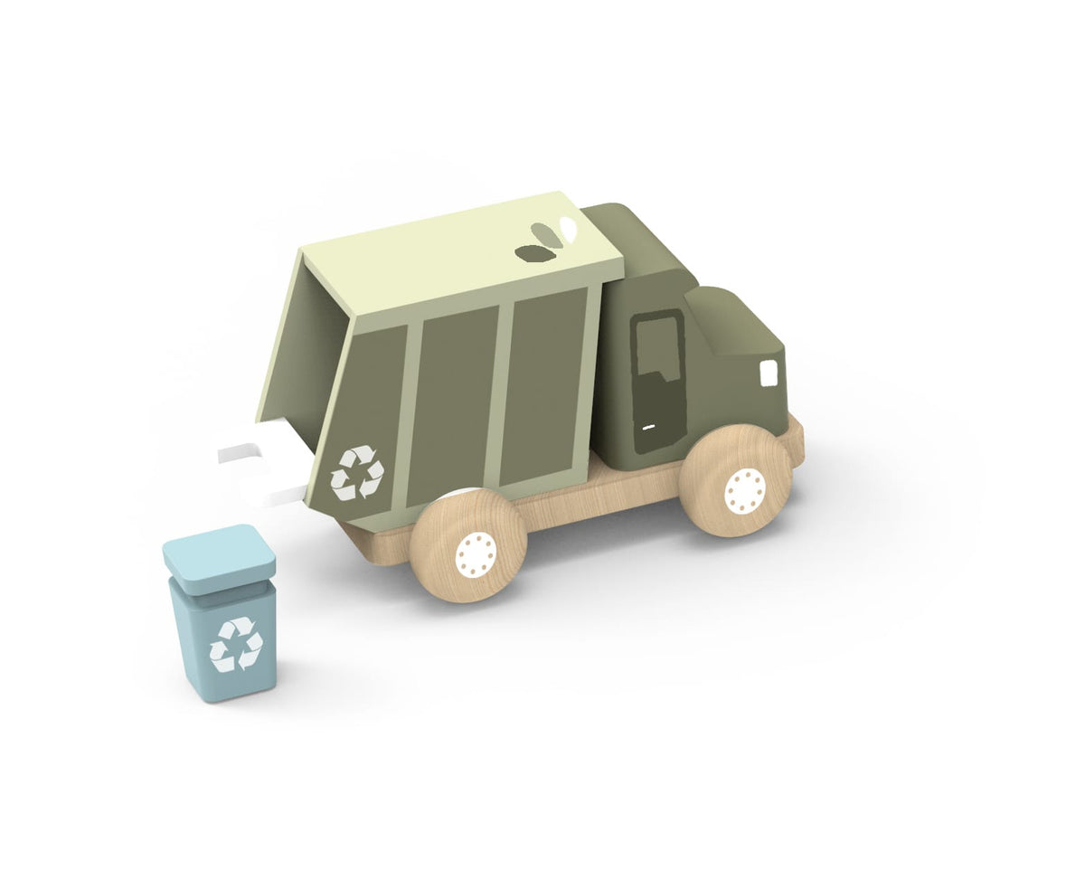 Speedy Monkey Garbage Truck