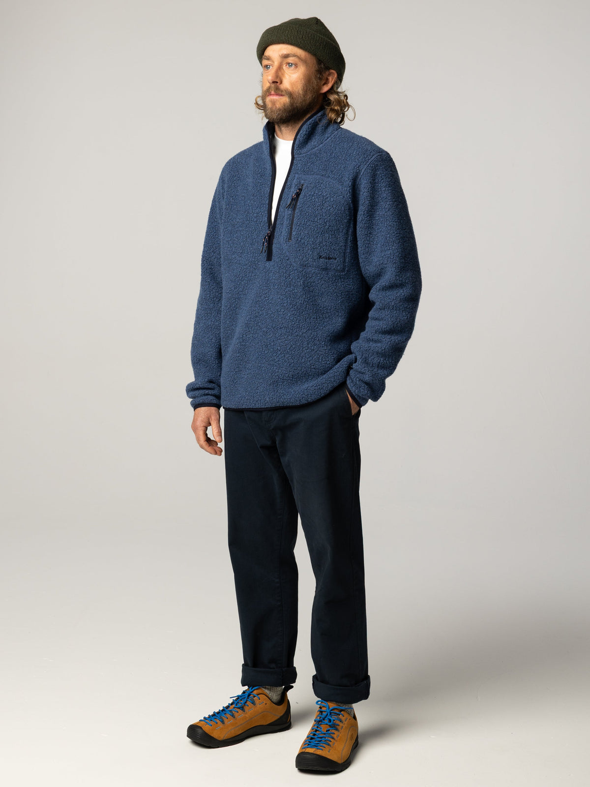 Men's Portell Wool 1/4 Zip Fleece