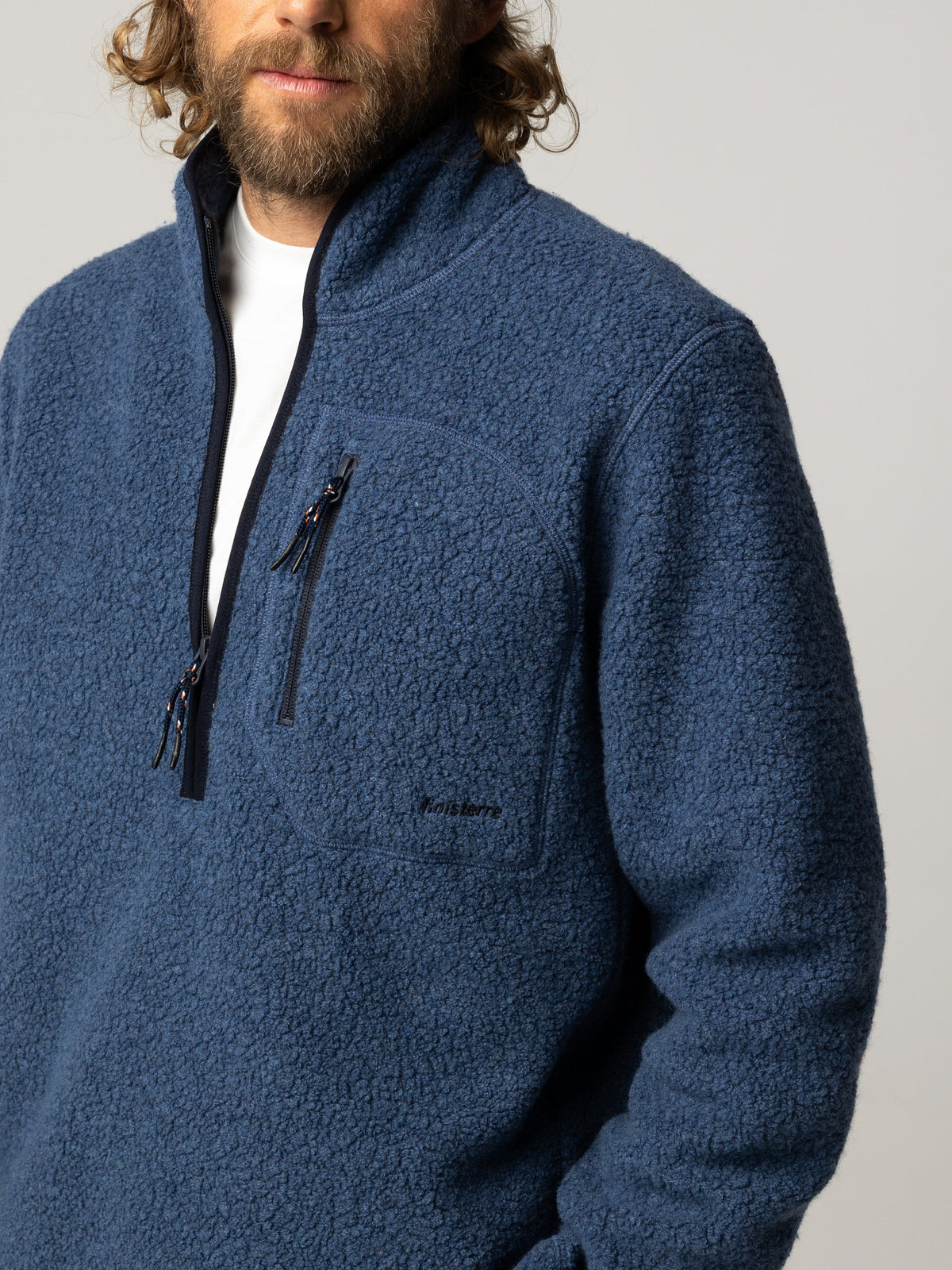 Men's Portell Wool 1/4 Zip Fleece