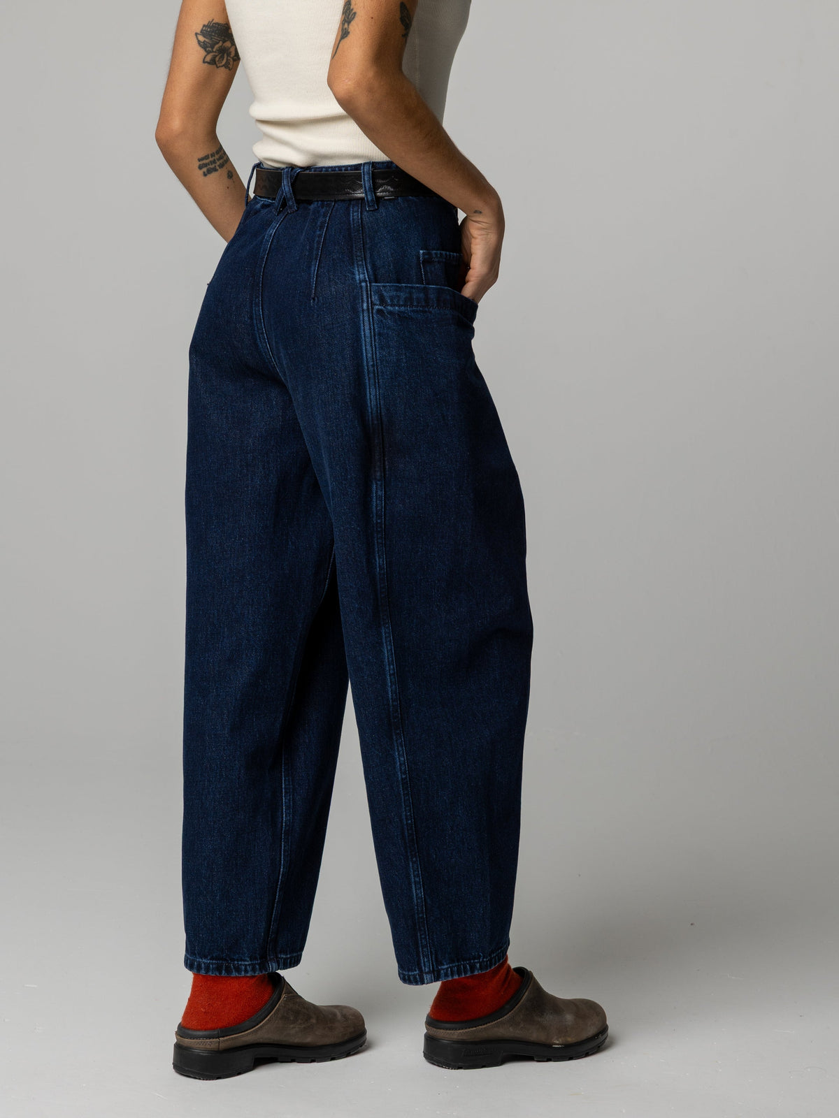 Women's Croft Workwear Denim Barrel Trouser