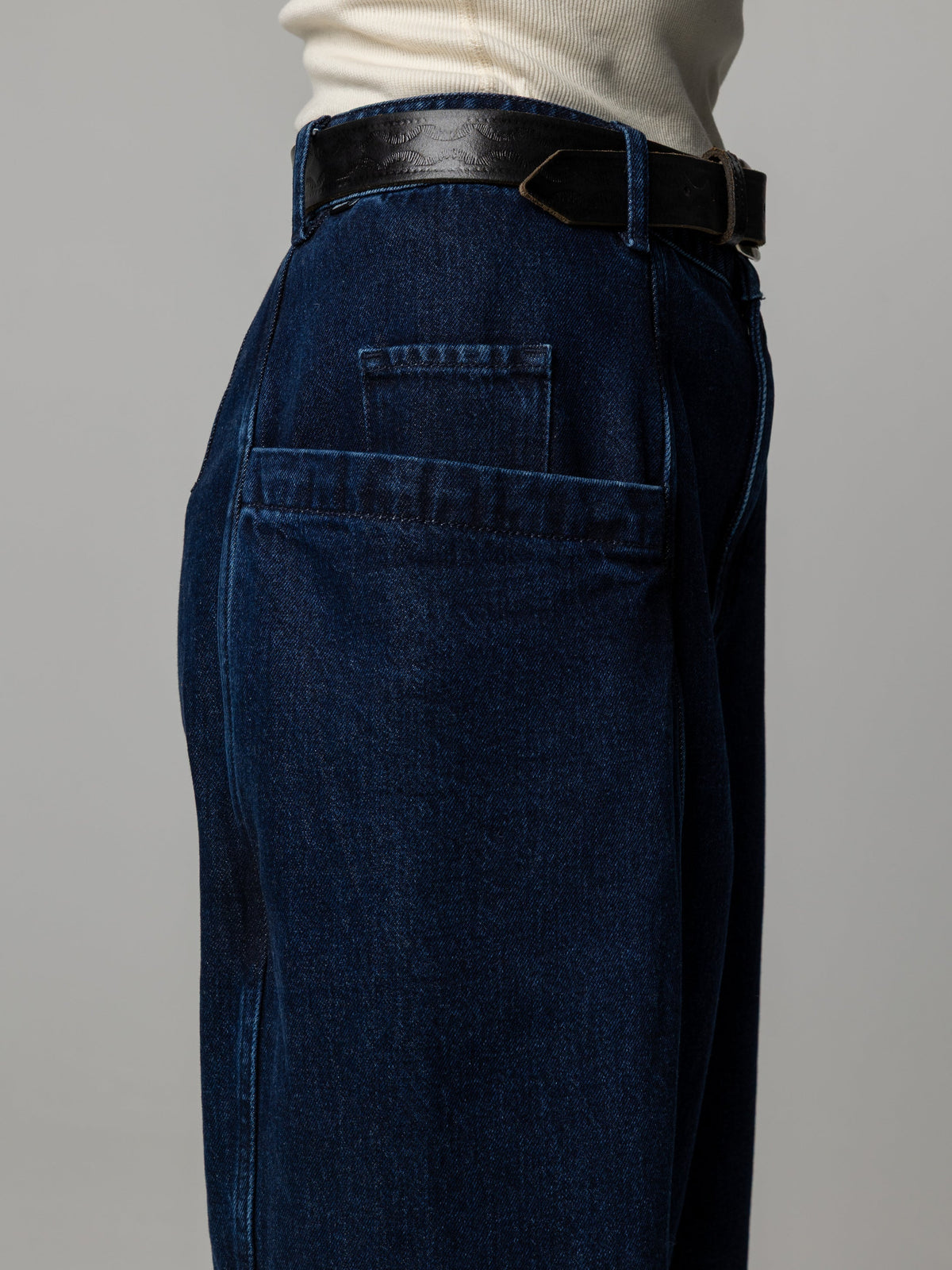 Women's Croft Workwear Denim Barrel Trouser