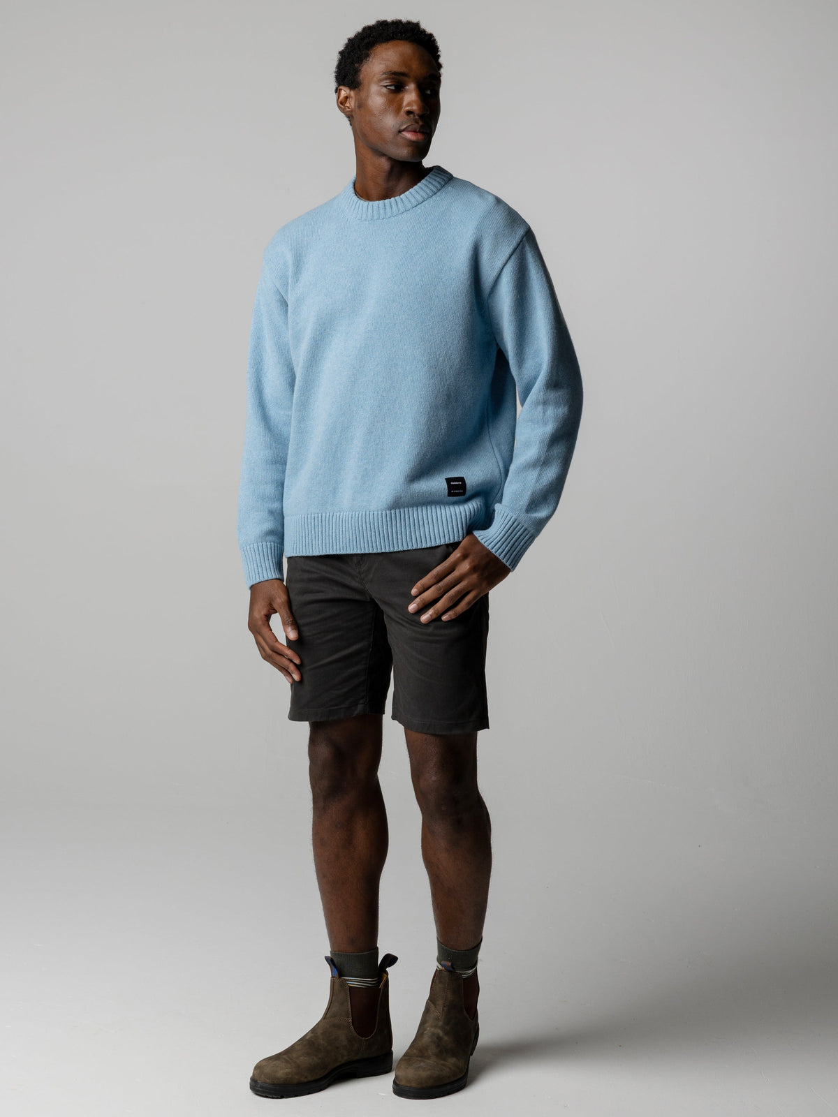 Men's Escall Crew Neck Knit Jumper