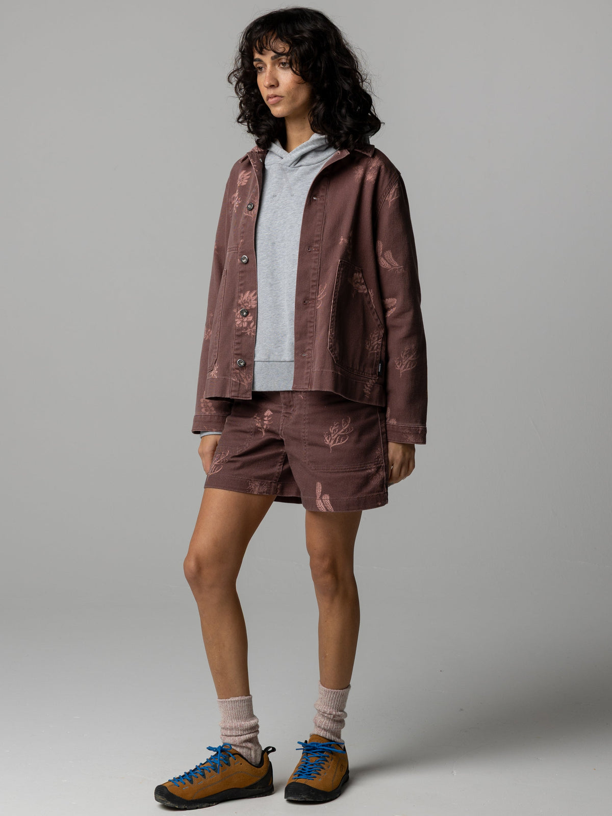 Women's Floral Marine Yarrel Printed Jacket