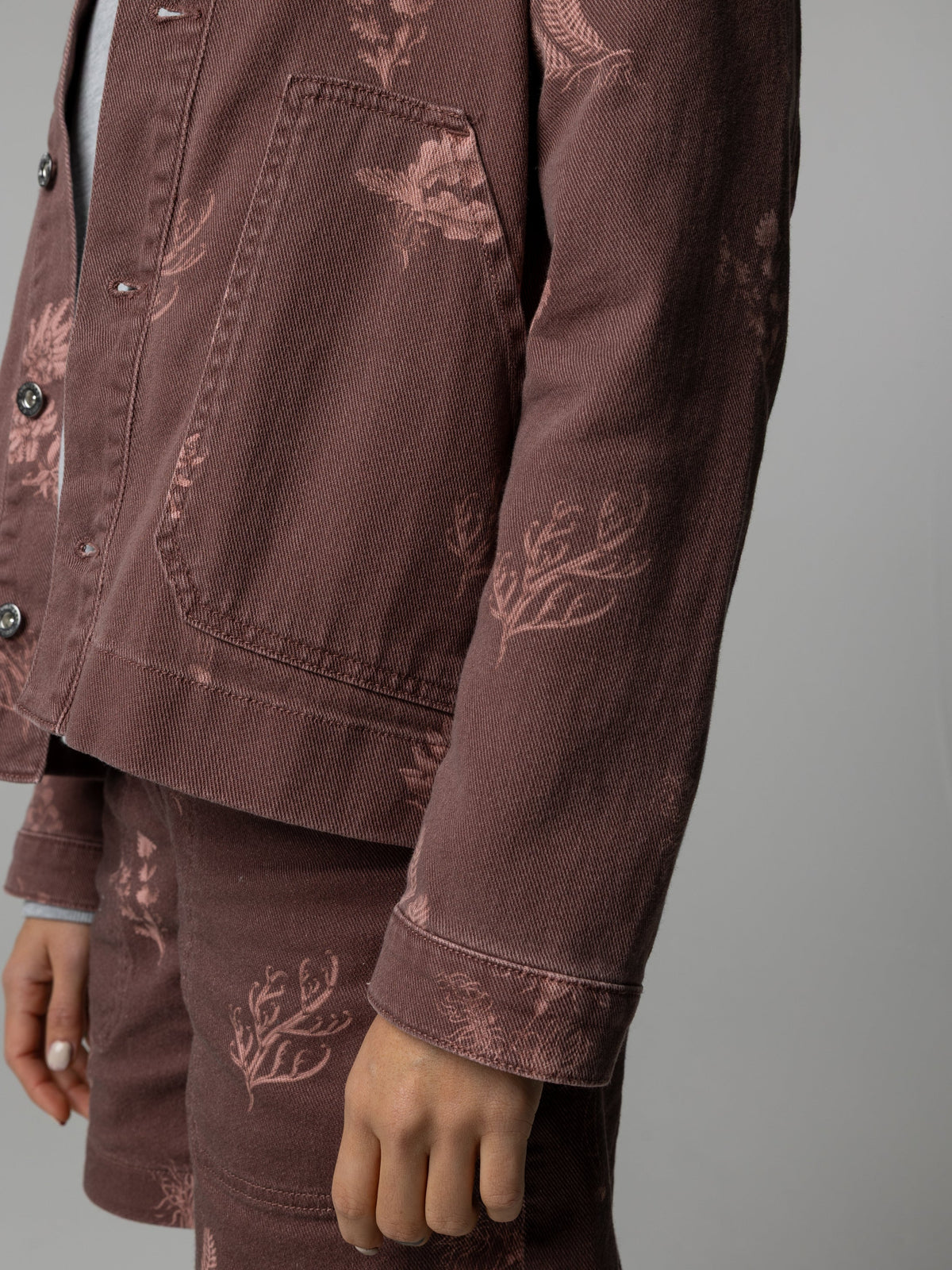 Women's Floral Marine Yarrel Printed Jacket