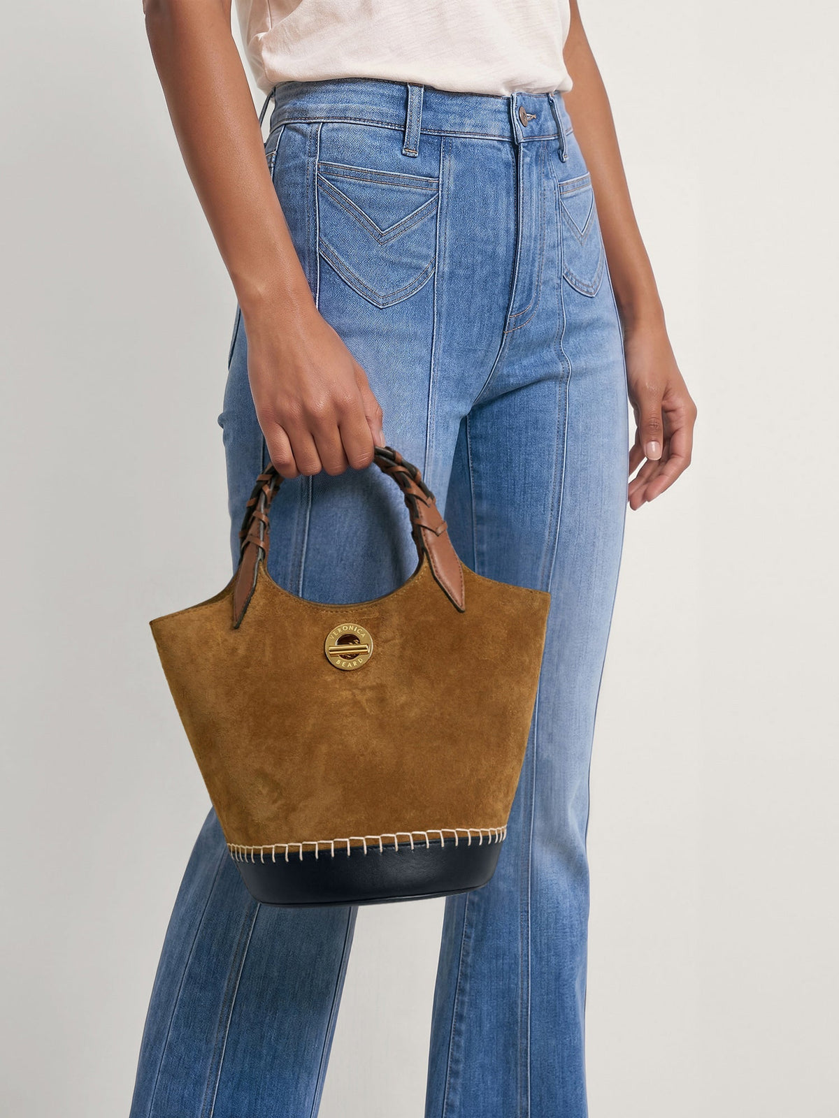 Suede Anchor Bag