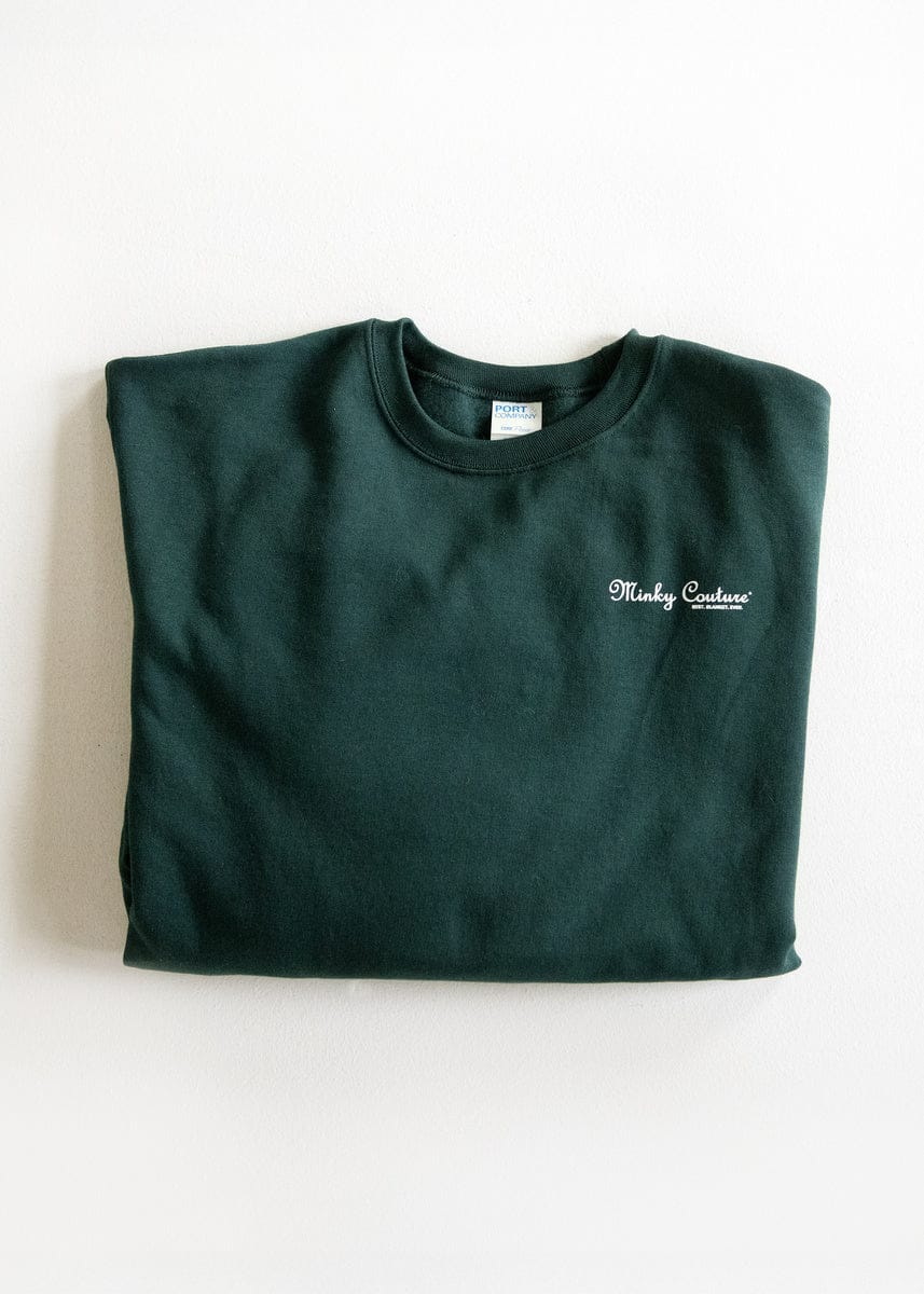 Minky Couture Sweatshirt - Pine