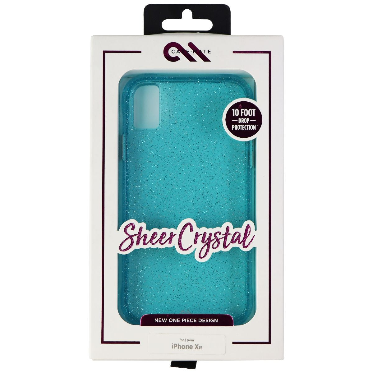 Case-Mate Sheer Crystal Case for Apple iPhone XR - Crystal Teal - New