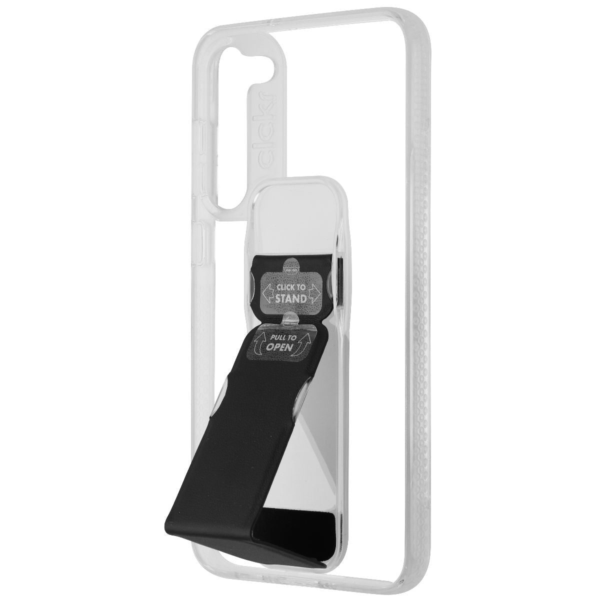 CLCKR Stand & Grip Series Case Samsung Galaxy S23 Plus - Clear/Black - New