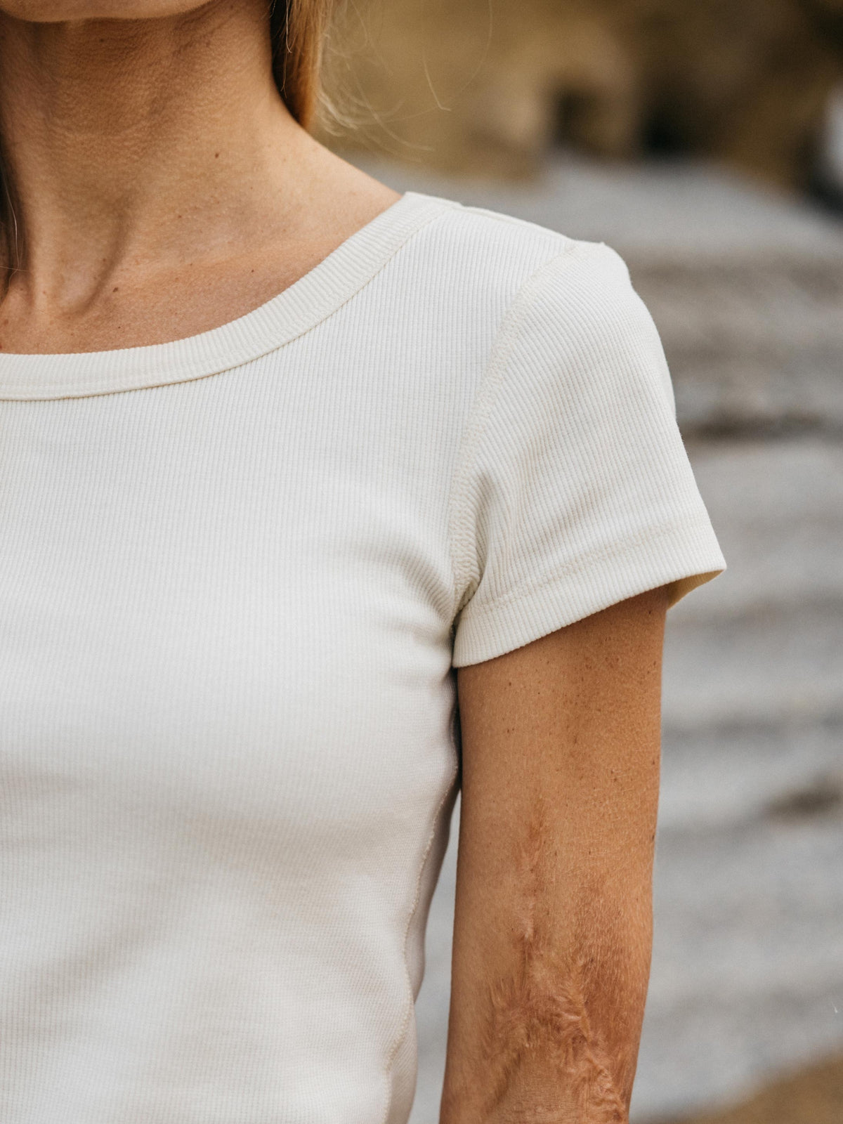 Women's Powes Ribbed T-shirt