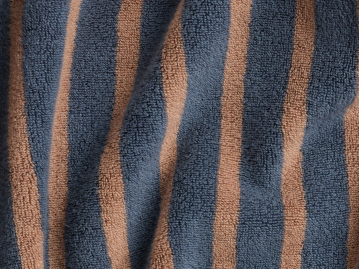 Terry Stripe Robe - FINAL SALE (Dusk and Adobe)