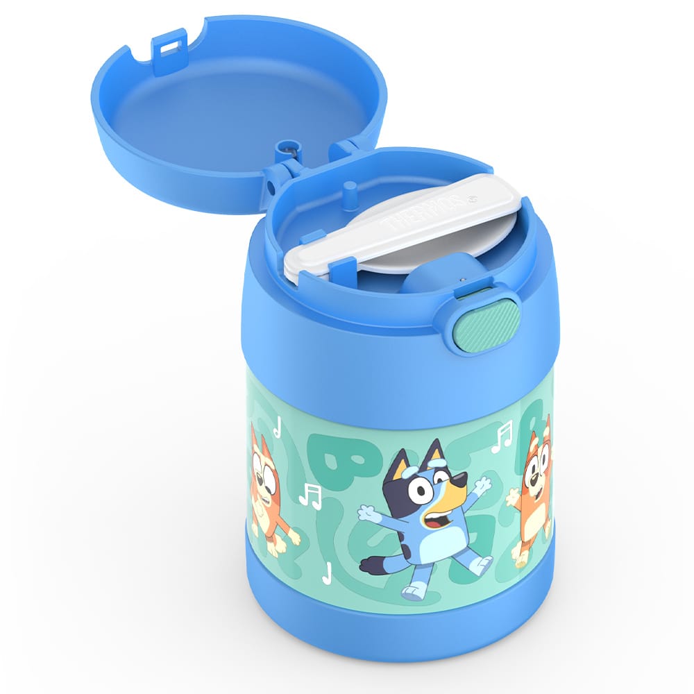 Thermos FUNtainer Licensed Stainless Steel Food Jar, 10oz - Bluey