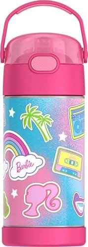 Thermos FUNtainer Vacuum Insulated Stainless Steel Straw Water Bottle