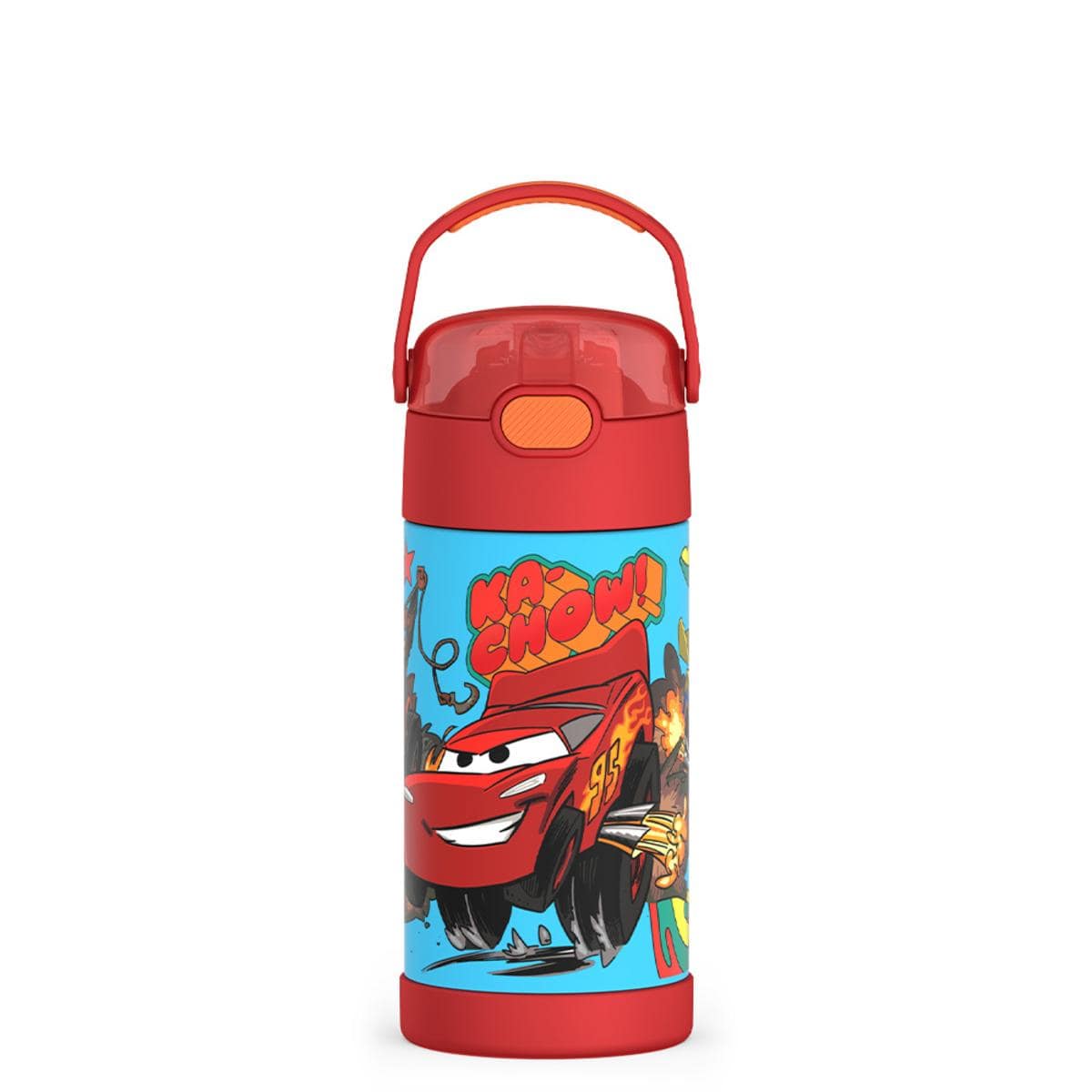 Thermos FUNtainer Vacuum Insulated Stainless Steel Straw Water Bottle